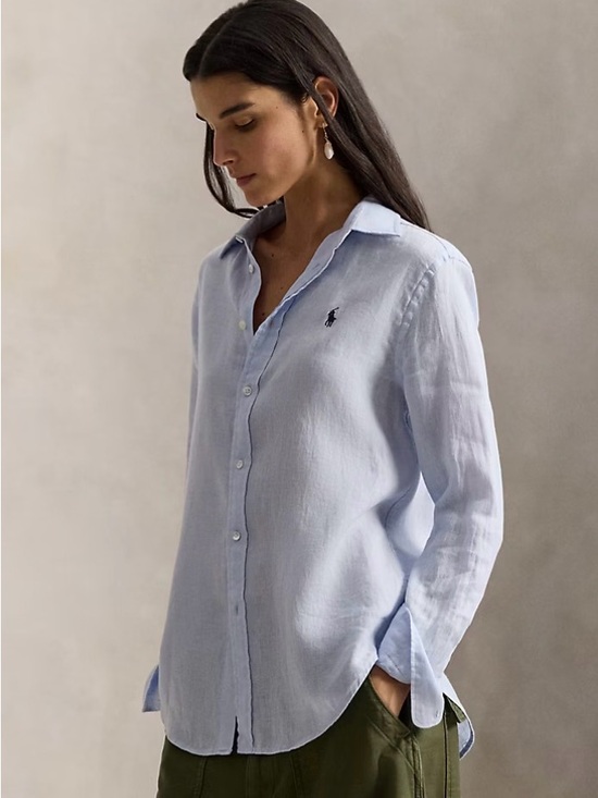 Polo Ralph Lauren Tops - NWT Classic Fit Linen Shirt Polo Ralph Lauren